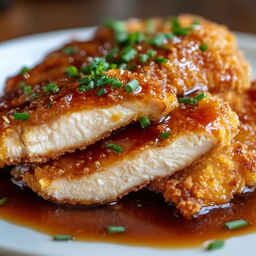 Double Crunch Honey Garlic Chicken